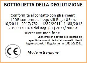 bottiglietta della deglutizione